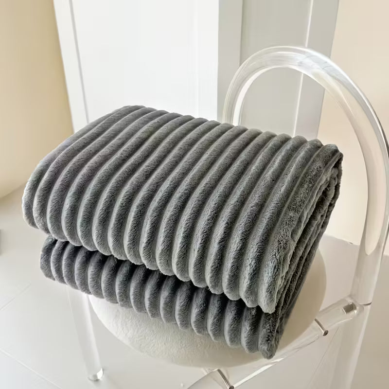 Flauschige Korallenfleece-Decke