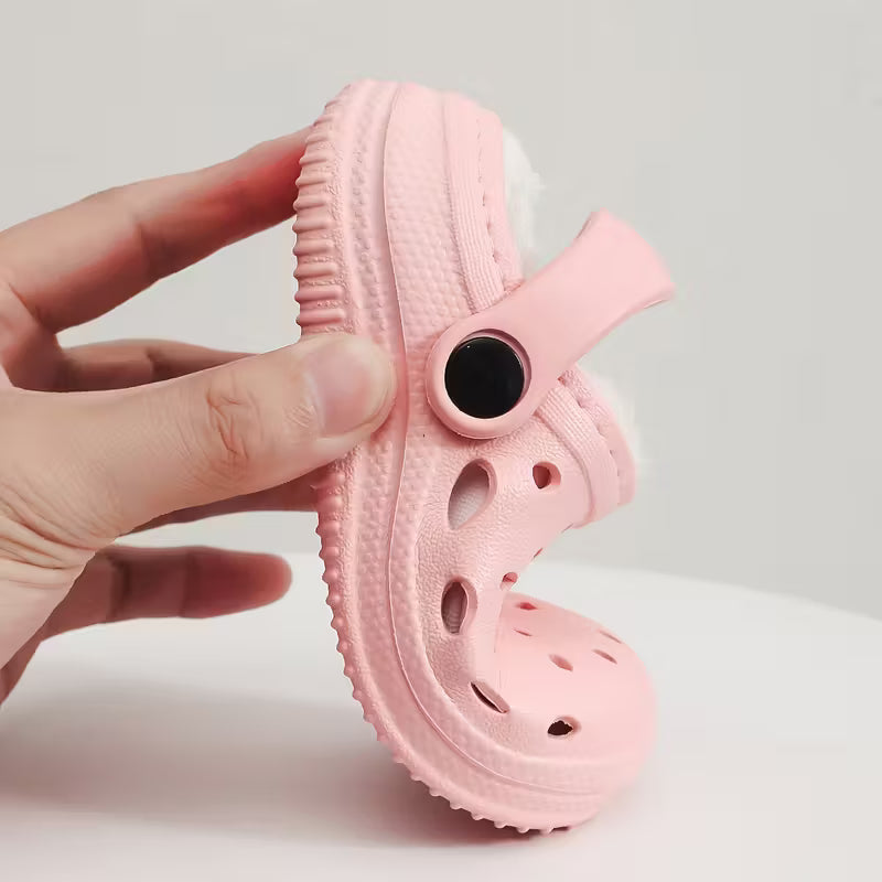 Warme Winter-Clogs für Kinder