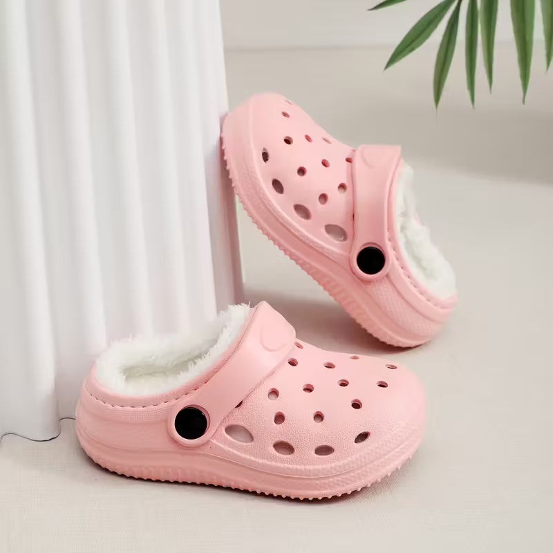 Warme Winter-Clogs für Kinder
