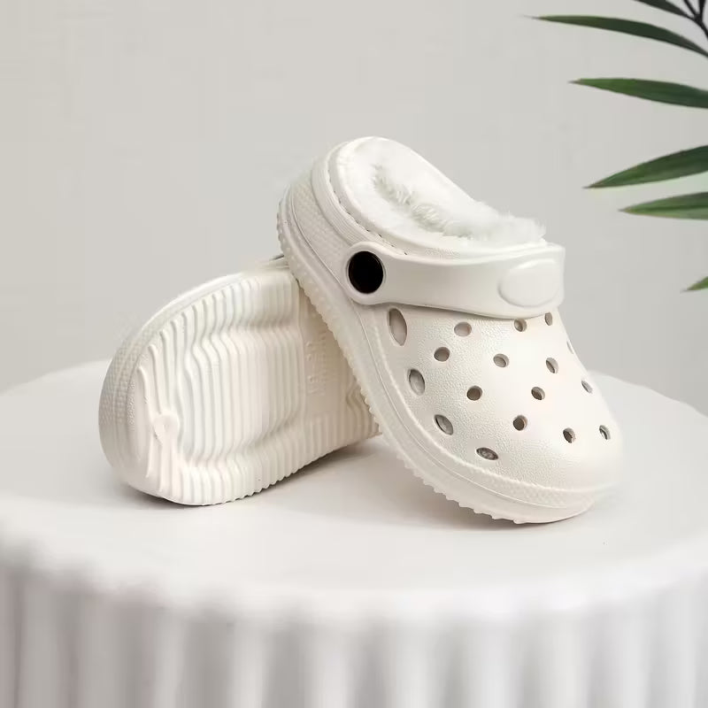 Warme Winter-Clogs für Kinder